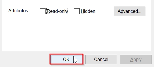 Disable Read-Only from Excel File Properties