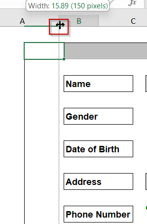 Design a Custom PDF Form in Excel with Fillable Fields