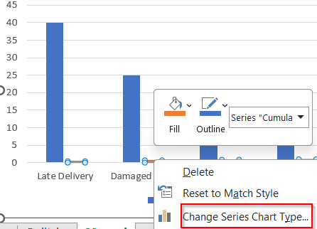 Manually Create a Pareto Chart in Older Excel Versions