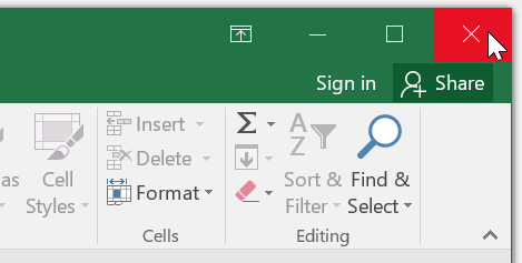 Open Excel File in Safe Mode