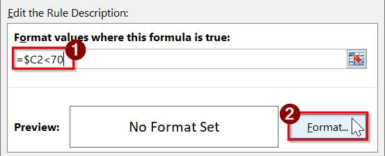 Highlight Entire Row Based on Numeric Criteria
