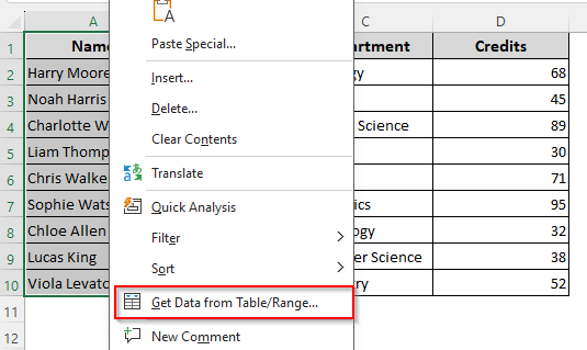 Randomly Sort the Names in a List Using Power Query