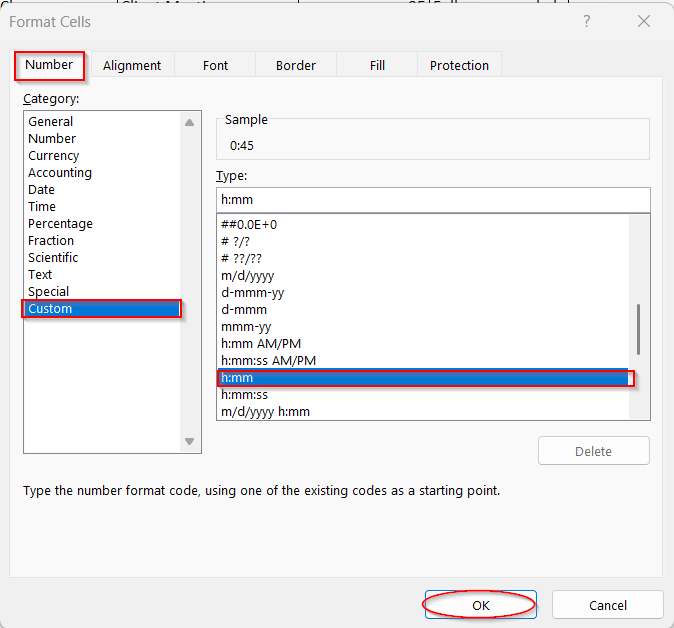 Apply VBA Code to Convert Minutes into Hours and Minutes