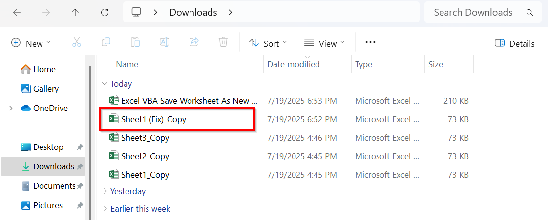Save Only Worksheets with Specific Text/Word as Separate Files