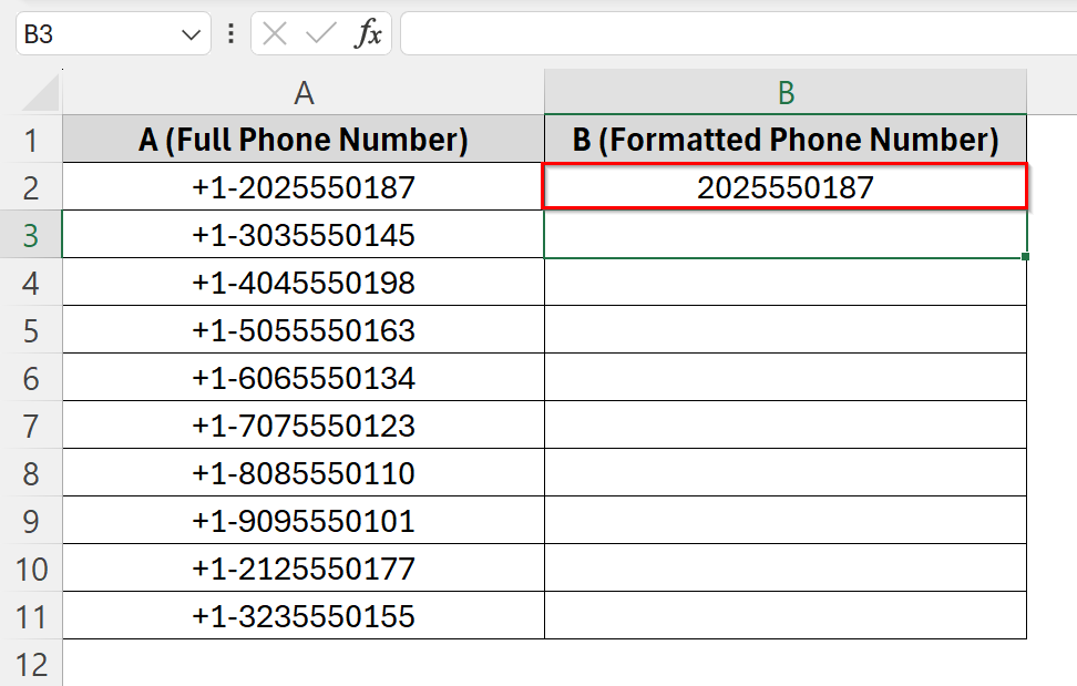Use SUBSTITUTE Function to Remove Specific Text from Cells