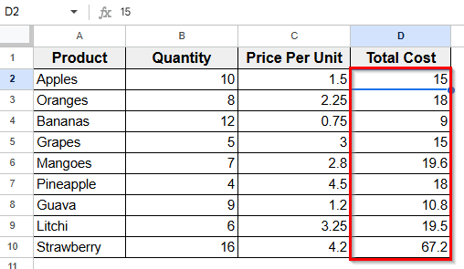 Applying Apps Script Code to Multiply Columns Automatically