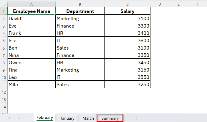 Keeping a Tab Always at the Ending or Beginning While Sorting