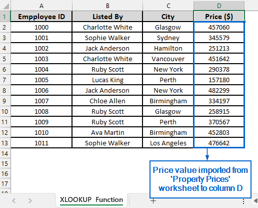 Alternatives to the VLOOKUP Function for Data Transfer Across Worksheets