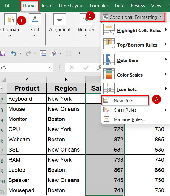 Highlight Based on Another Cell’s Value
