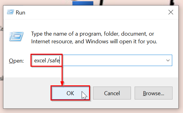 Open Excel File in Safe Mode