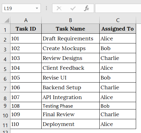 Combining Define Name, Conditional Formatting & VBA to Highlight Active Row in Excel