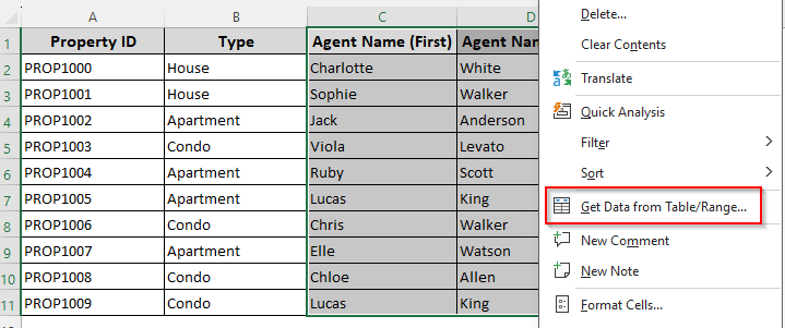 Using the Power Query Tool to Add a Comma Between Names