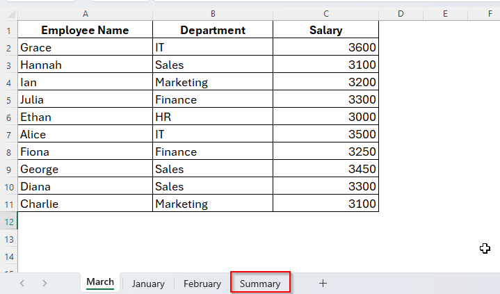 Keeping a Tab Always at the Ending or Beginning While Sorting