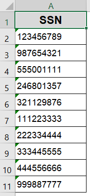 Instantly Remove Dashes from SSNs in Bulk Using VBA Macro