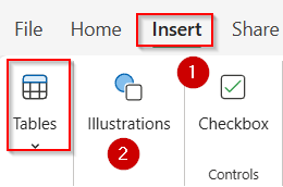Insert COUNTIFS Function Inside an Excel Table with Structured References