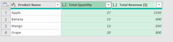 One-Click Grouping of Duplicate Rows Using Power Query