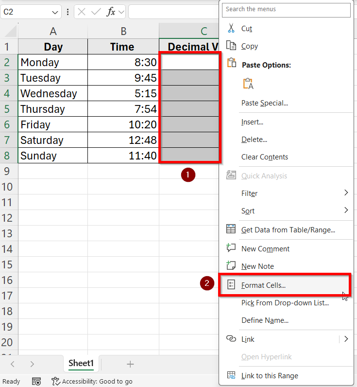 Use Basic Arithmetic Formula to Convert Hours and Minutes to Decimal