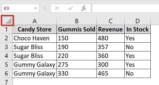Using Conditional Formatting and VBA to Highlight Active Row in Excel