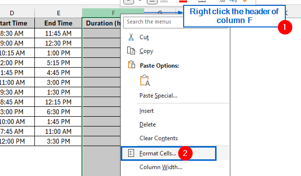 Calculate Hours and Minutes by Simple Subtraction