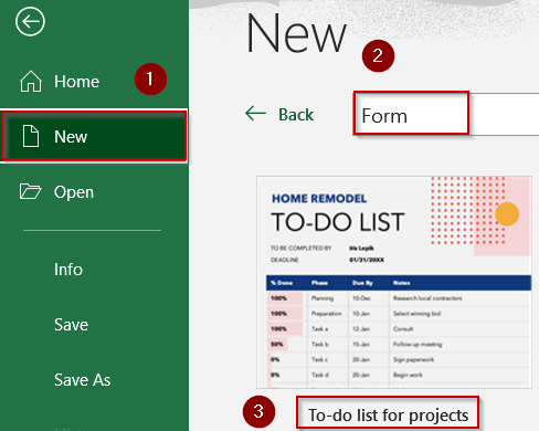 Use a Prebuilt Excel Template to Create a Fillable PDF Form