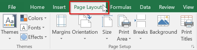 Apply a Built-in Theme to Change Theme Colors In Excel