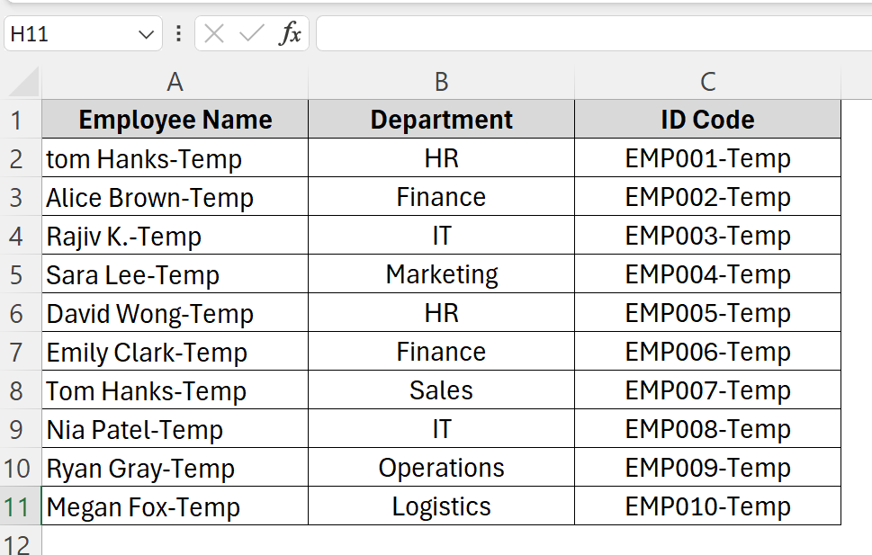 Using Find and Replace Feature to Remove Specific Text from Cells