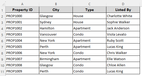 Adding a Comma Between Names with the Flash Fill Feature