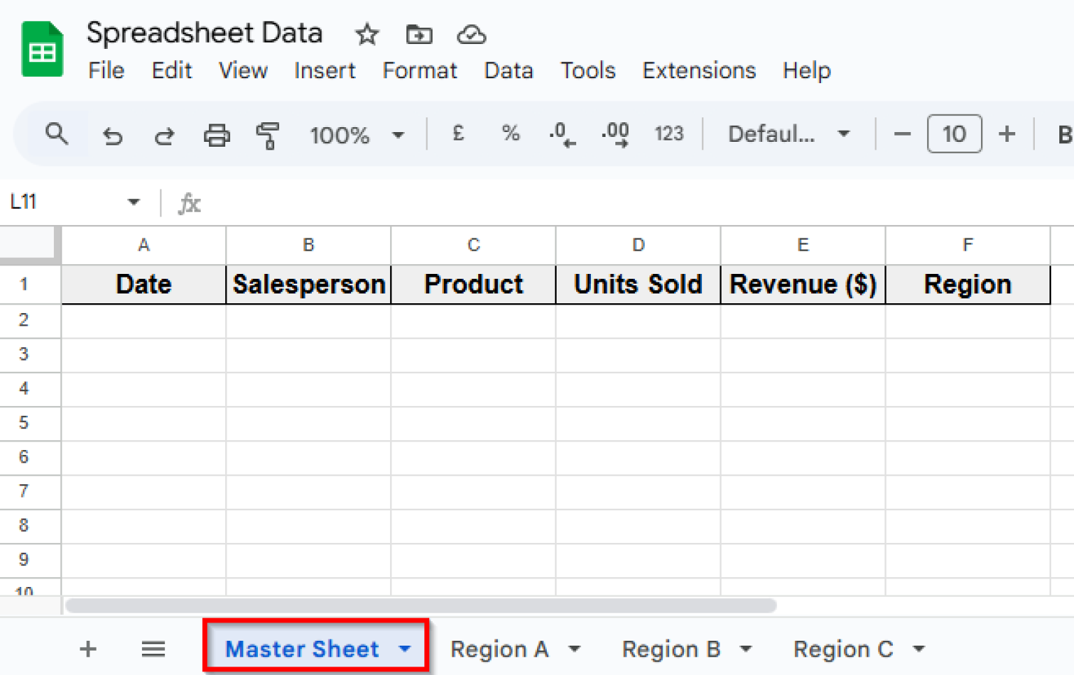 How to Make a Master Sheet in Google Sheets (4 Suitable Ways) - Excel ...