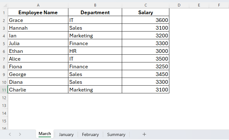 Sorting Excel Tabs by Drag and Drop