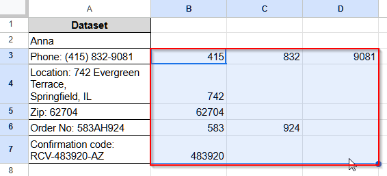 Extract Numbers from a String Using Power Tools in Google Sheets