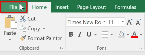 Use Print Selection to Print the Selected Area in Excel