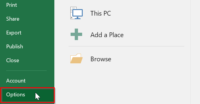 Change Excel Application Trust Center Settings