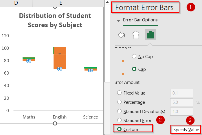 Create a Box Plot Manually in Excel 2013 or Earlier