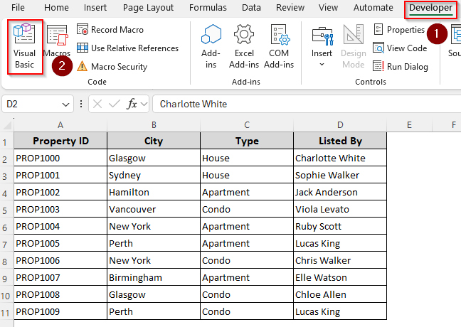 Custom VBA Macro to Insert a Comma Between Names