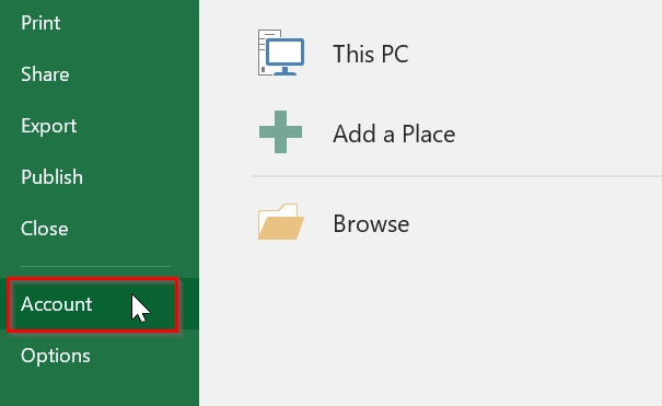 Update or Renew Microsoft Office