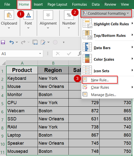 Use AND/OR Logic to Highlight with Multiple Conditions