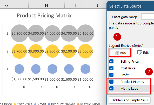 Create a Matrix-Style Bubble Chart for Multi-Metric Comparison