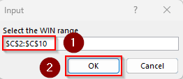 Automate the Win-Loss Calculation With a VBA Macro