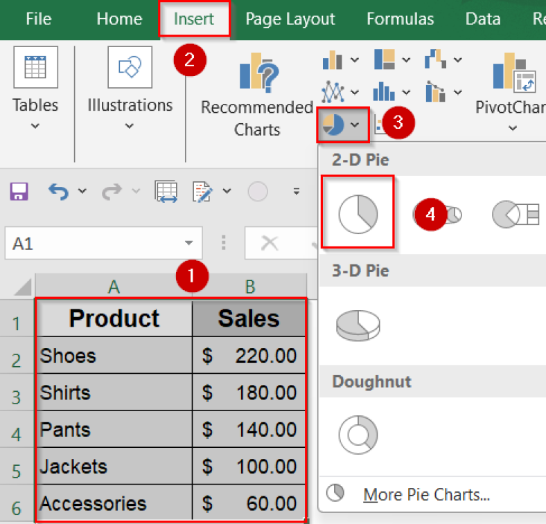 How to Show Percentage and Value in Excel Pie Chart - Excel Insider