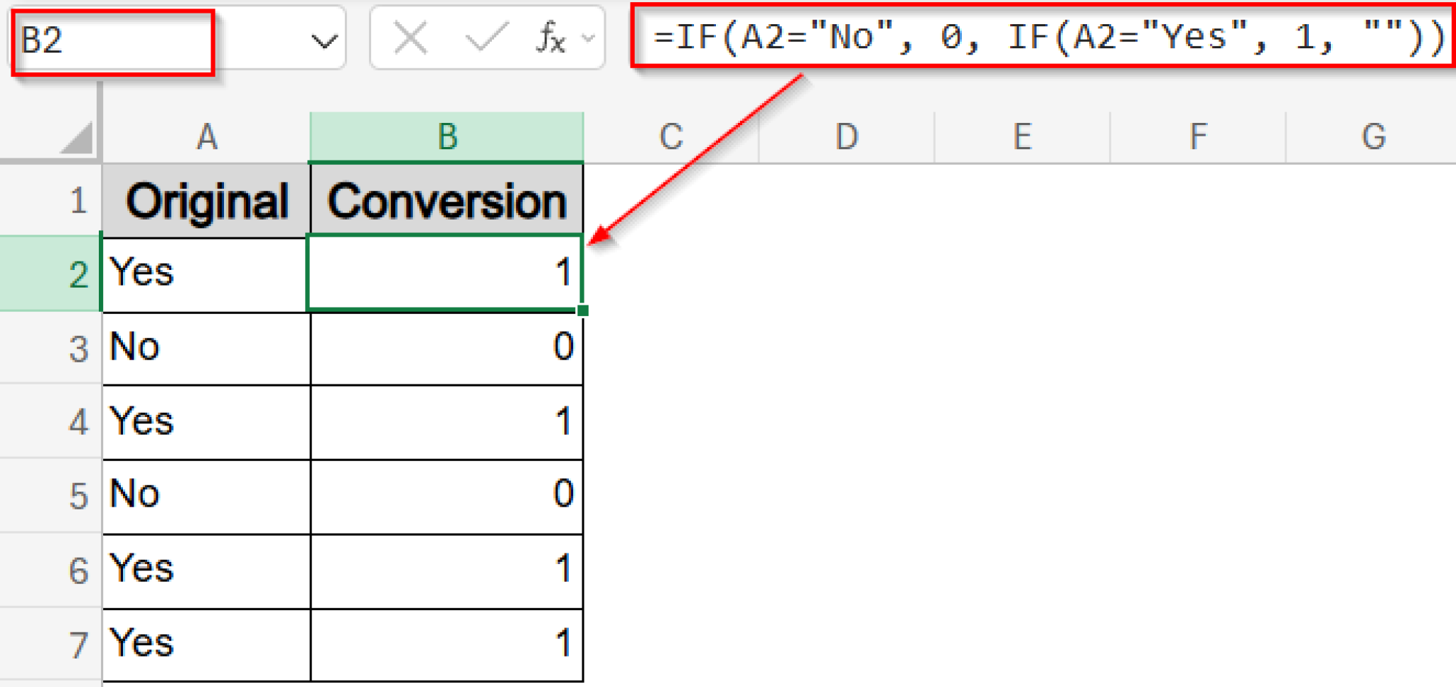 How to Make Yes 1 and No 0 in Excel (5 Suitable Ways) - Excel Insider