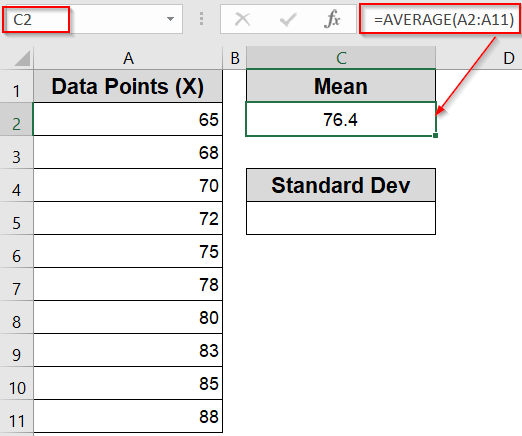 Steps to Plot Normal Distribution in Excel