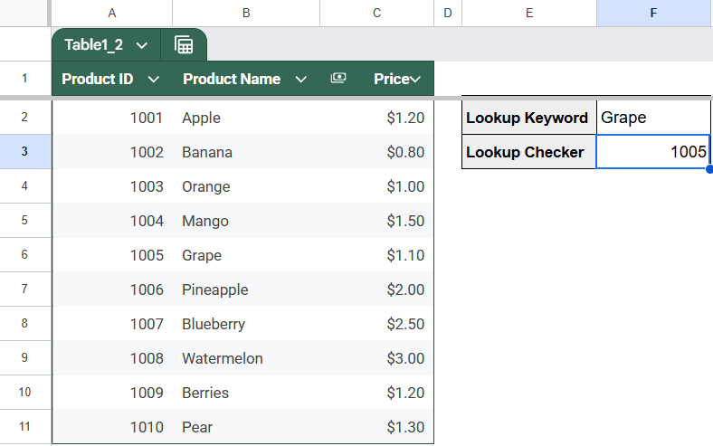 Check for Exact Match Lookup Errors in VLOOKUP