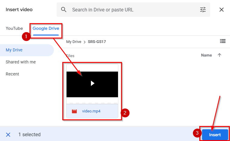 Embed a Video Using Google Drawing