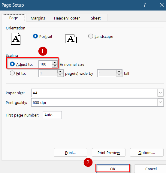 Fix Scaling and Page Break Display Settings to Regain Control