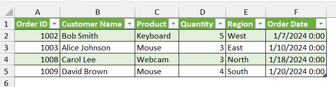 Apply Conditional Filtering with Power Query to Find Multiple Values