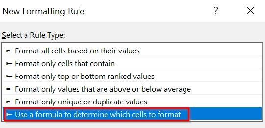Highlight Entire Row Based on Cell Value Using Multiple Conditional Formatting