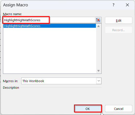 Add a Macro Button (Form Control)