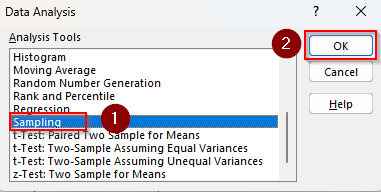 Manually Select Random Values with the Data Analysis Feature