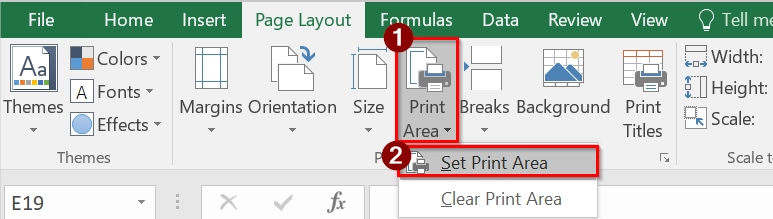 Enabling Page Break Movements To Print Selected Area In Excel