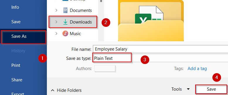 Convert Word to Excel Using Plain Text and Text/CSV Import